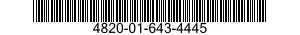 4820-01-643-4445 TAILPIECE,VALVE 4820016434445 016434445