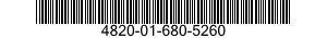 4820-01-680-5260 VALVE,SHUTTLE 4820016805260 016805260