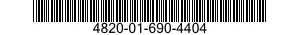 4820-01-690-4404 COCK,POPPET DRAIN 4820016904404 016904404