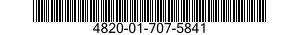4820-01-707-5841 VALVE ASSEMBLY 4820017075841 017075841