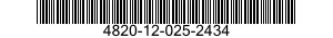 4820-12-025-2434  4820120252434 120252434