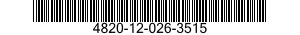 4820-12-026-3515 VALVE,GLOBE 4820120263515 120263515