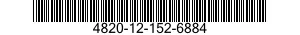 4820-12-152-6884 VALVE,GLOBE 4820121526884 121526884