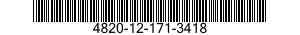 4820-12-171-3418 VALVE,FLOAT 4820121713418 121713418