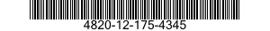 4820-12-175-4345 VALVE,REGULATING,FLUID PRESSURE 4820121754345 121754345