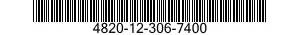 4820-12-306-7400 VALVE,PLUG 4820123067400 123067400