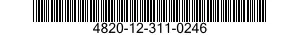 4820-12-311-0246 VALVE,RELIEF,PRESSURE AND TEMPERATURE 4820123110246 123110246