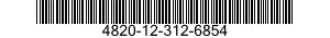 4820-12-312-6854 VALVE,CHECK 4820123126854 123126854