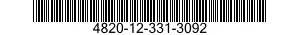 4820-12-331-3092 VALVE,PLUG 4820123313092 123313092