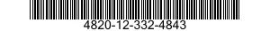 4820-12-332-4843 VALVE,REGULATING,SYSTEM PRESSURE 4820123324843 123324843