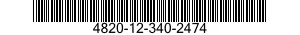 4820-12-340-2474 VALVE,SHUTTLE 4820123402474 123402474