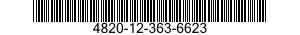 4820-12-363-6623 VALVE,ANGLE 4820123636623 123636623