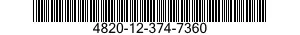 4820-12-374-7360 VALVE,GLOBE 4820123747360 123747360