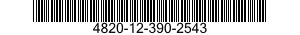 4820-12-390-2543 VALVE,VACUUM REGULATING 4820123902543 123902543