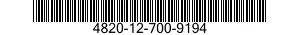4820-12-700-9194  4820127009194 127009194