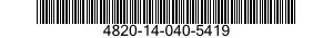 4820-14-040-5419  4820140405419 140405419