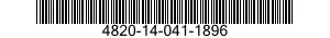 4820-14-041-1896 VALVE,GATE 4820140411896 140411896