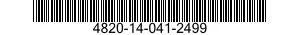 4820-14-041-2499 VALVE,GATE 4820140412499 140412499