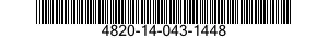 4820-14-043-1448 COCK,SHUTOFF,SCREW STEM 4820140431448 140431448
