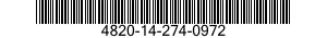 4820-14-274-0972  4820142740972 142740972