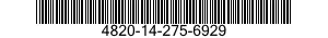 4820-14-275-6929  4820142756929 142756929