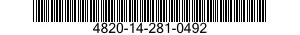 4820-14-281-0492  4820142810492 142810492