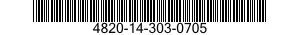 4820-14-303-0705 STEM,NEEDLE VALVE 4820143030705 143030705