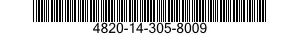 4820-14-305-8009 VALVE,GATE 4820143058009 143058009