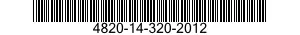4820-14-320-2012 CORPS,ROBINET A SOU 4820143202012 143202012