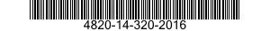 4820-14-320-2016 STEM,FLUID VALVE 4820143202016 143202016