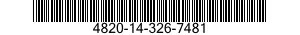 4820-14-326-7481 VALVE,ANGLE 4820143267481 143267481
