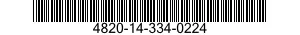 4820-14-334-0224 CLAPET,REFOULEMENT 4820143340224 143340224