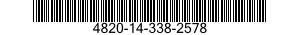 4820-14-338-2578  4820143382578 143382578