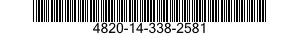 4820-14-338-2581  4820143382581 143382581