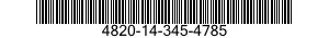 4820-14-345-4785 VALVE,GATE 4820143454785 143454785