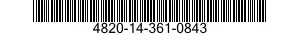 4820-14-361-0843 VALVE,GATE 4820143610843 143610843