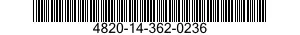 4820-14-362-0236  4820143620236 143620236
