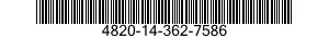 4820-14-362-7586  4820143627586 143627586