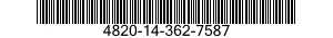 4820-14-362-7587  4820143627587 143627587