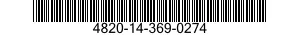 4820-14-369-0274 VALVE,STOP-CHECK 4820143690274 143690274