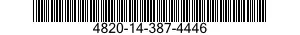 4820-14-387-4446 CLAPET,DERIVATION 4820143874446 143874446