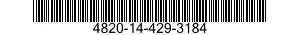 4820-14-429-3184 VALVE,GLOBE 4820144293184 144293184