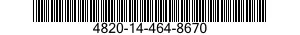 4820-14-464-8670 VALVE,STOP-CHECK 4820144648670 144648670