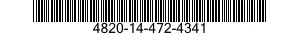 4820-14-472-4341 VALVE,CALIBRATED FLOW 4820144724341 144724341