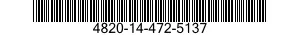 4820-14-472-5137 FUSE,HYDRAULIC SYSTEM 4820144725137 144725137