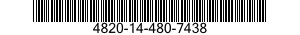 4820-14-480-7438 VALVE,REGULATING,SYSTEM PRESSURE 4820144807438 144807438