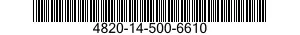 4820-14-500-6610 FUSE,HYDRAULIC SYSTEM 4820145006610 145006610