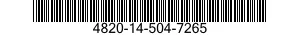 4820-14-504-7265 VALVE,STOP-CHECK 4820145047265 145047265