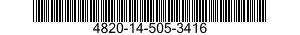 4820-14-505-3416 VALVE,STOP-CHECK 4820145053416 145053416