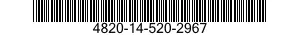 4820-14-520-2967 VALVE,GATE 4820145202967 145202967